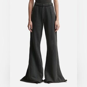 NWT Entire Studios Heavy Flare Pant in Washed Black